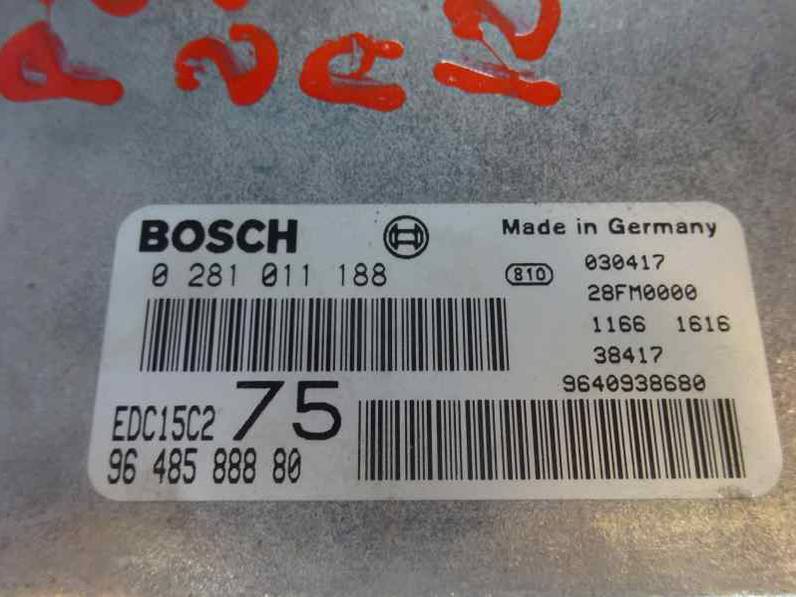 CENTRALITA MOTOR UCE PEUGEOT 206 BERLINA 2003 2.0 HDI (90 CV)