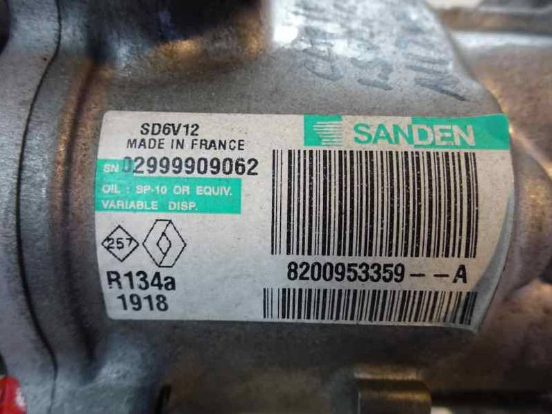 COMPRESOR AIRE ACONDICIONADO RENAULT CLIO III 2010 1.5 DCI D (65 CV)