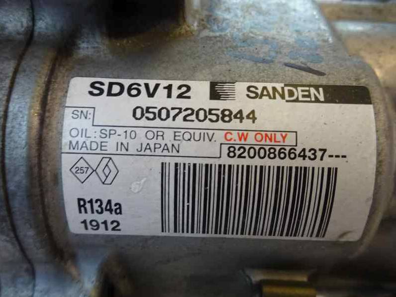 COMPRESOR AIRE ACONDICIONADO RENAULT CLIO GRANDTOUR 2009