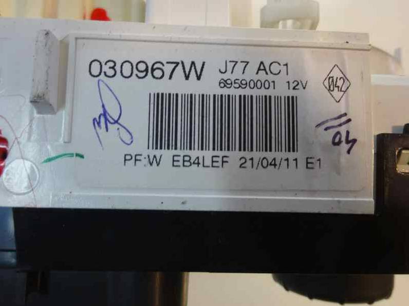 MANDO CALEFACCION AIRE ACONDICIONADO RENAULT CLIO III 2011 1.5 DCI D FAP (88 CV)