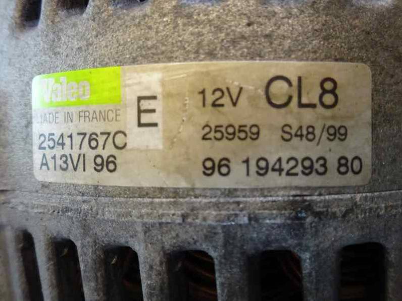 ALTERNADOR CITROEN SAXO 1999 1.1 (60 CV)
