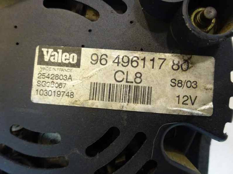 ALTERNADOR PEUGEOT 206 BERLINA 1999 1.1 (60 CV)