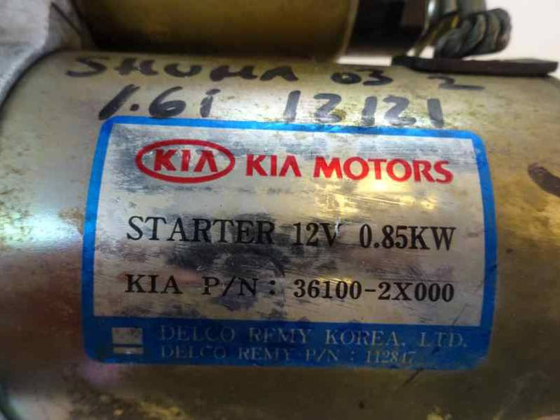 MOTOR ARRANQUE KIA SHUMA II 2004 1.6 (102 CV)