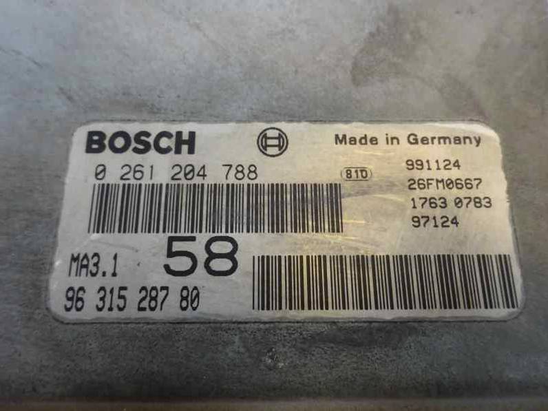 CENTRALITA MOTOR UCE CITROEN SAXO 1999 1.1 (60 CV)