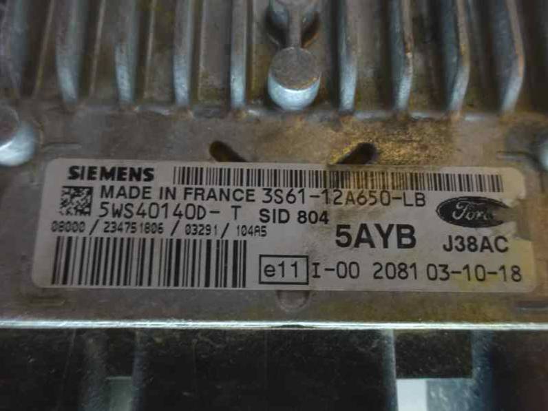 CENTRALITA MOTOR UCE FORD FIESTA 2003 1.4 TDCI (68 CV)