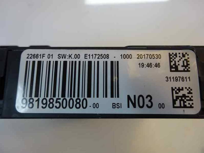 CAJA RELES FUSIBLES PEUGEOT 2008 2017 1.2 16V VTI (82 CV)