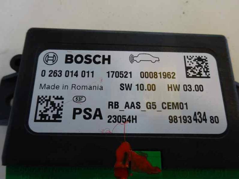 MODULO ELECTRONICO PEUGEOT 2008 2017 1.2 16V VTI (82 CV)