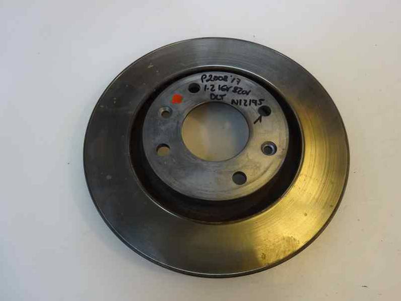 DISCO FRENO DELANTERO PEUGEOT 2008 2017 1.2 16V VTI (82 CV)