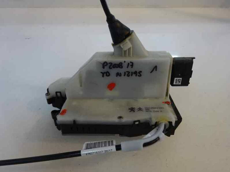 CERRADURA PUERTA TRASERA DERECHA PEUGEOT 2008 2017 1.2 16V VTI (82 CV)