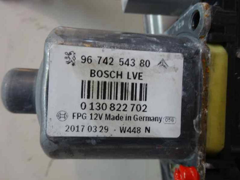 ELEVALUNAS DELANTERO DERECHO PEUGEOT 2008 2017 1.2 16V VTI (82 CV)