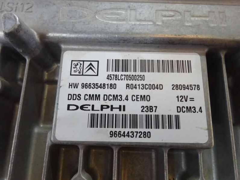 CENTRALITA MOTOR UCE PEUGEOT 307 2003 2.0 16V HDI FAP (136 CV)