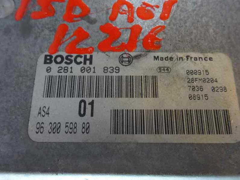 CENTRALITA MOTOR UCE CITROEN SAXO 2001 1.5 D (57 CV)