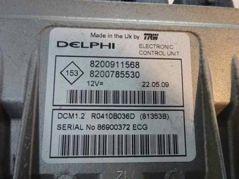 CENTRALITA MOTOR UCE DACIA SANDERO 2009 1.5 DCI D (68 CV)