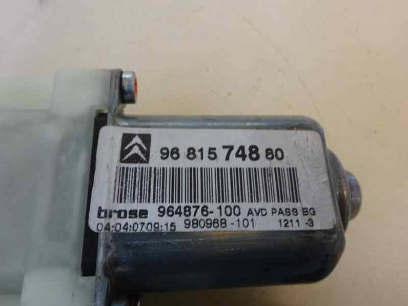 MOTOR ELEVALUNAS DELANTERO DERECHO CITROEN C4 BERLINA 2007 1.6 16V HDI (90 CV)