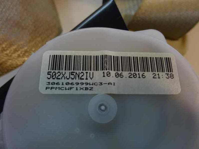 CINTURON SEGURIDAD TRASERO DERECHO OPEL INSIGNIA BERLINA 2016 2.0 16V CDTI (170 CV)