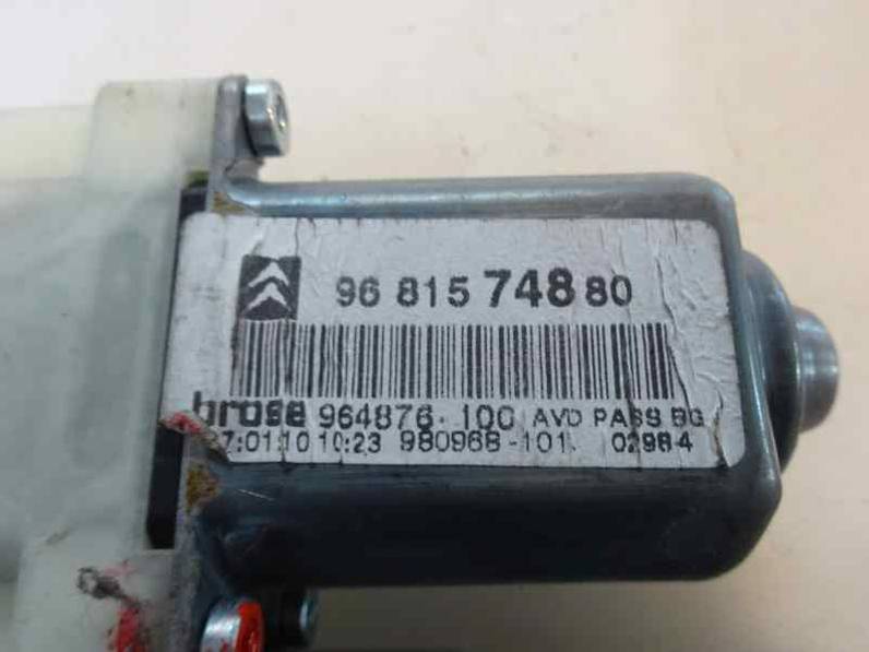MOTOR ELEVALUNAS DELANTERO DERECHO CITROEN C4 BERLINA 2010 1.6 16V HDI (90 CV)