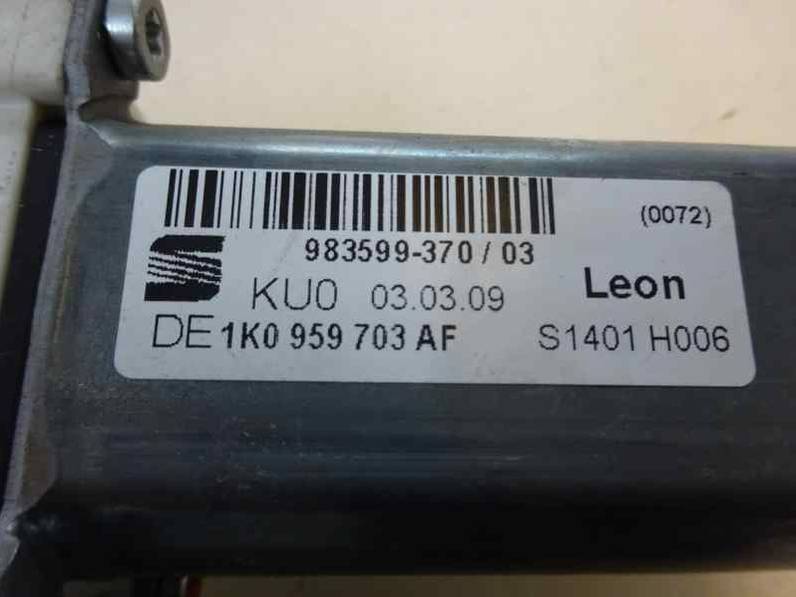 MOTOR ELEVALUNAS TRASERO IZQUIERDO SEAT LEON 2009 1.9 TDI (105 CV)