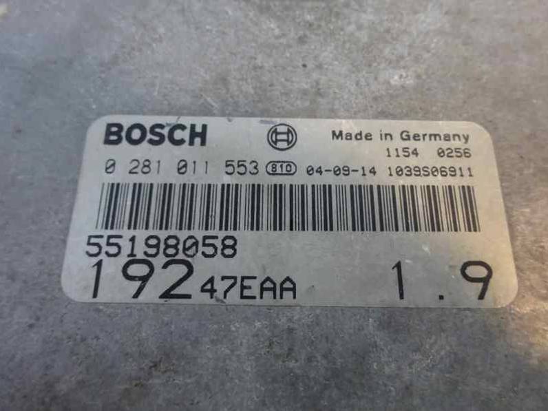 CENTRALITA MOTOR UCE FIAT STILO 2005 1.9 JTD (116 CV)