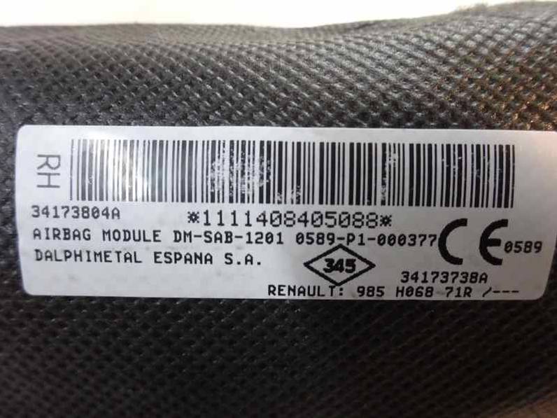 AIRBAG DELANTERO DERECHO DACIA LOGAN II 2014 1.2 16V (75 CV)