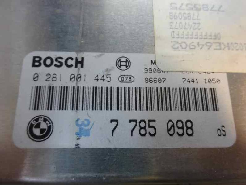 CENTRALITA MOTOR UCE BMW SERIE 3 BERLINA 1999 2.0 16V D (136 CV)