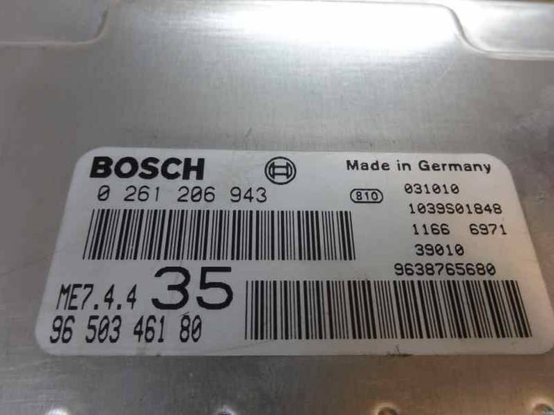 CENTRALITA MOTOR UCE PEUGEOT 307 2003 1.6 16V (109 CV)