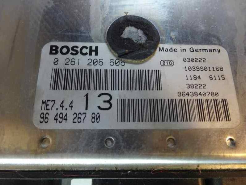 CENTRALITA MOTOR UCE CITROEN XSARA BERLINA 2003 1.6 16V (109 CV)