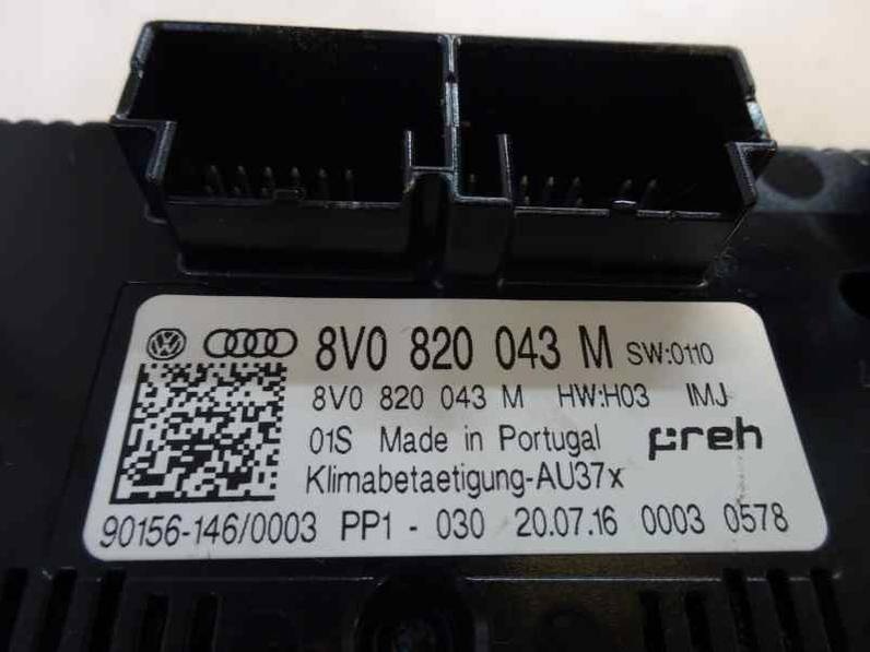 MANDO CLIMATIZADOR AUDI A3 SPORTBACK 2016 1.6 TDI (110 CV)