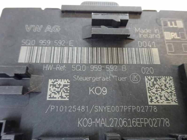 MODULO ELECTRONICO AUDI A3 SPORTBACK 2016 1.6 TDI (110 CV)