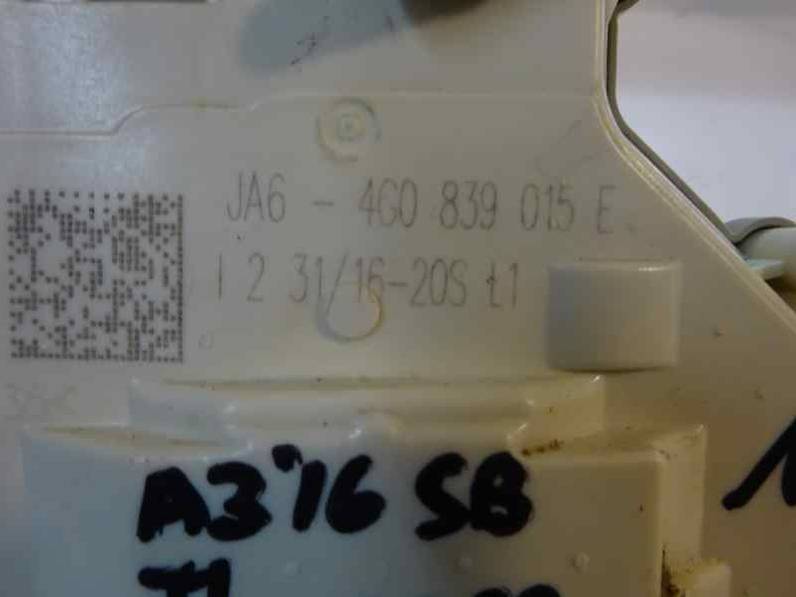 CERRADURA PUERTA TRASERA IZQUIERDA AUDI A3 SPORTBACK 2016 1.6 TDI (110 CV)