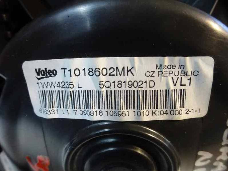 MOTOR CALEFACCION AUDI A3 SPORTBACK 2016 1.6 TDI (110 CV)