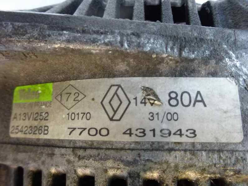 ALTERNADOR RENAULT MEGANE I FASE 2 BERLINA 2001 1.9 DCI D (102 CV)