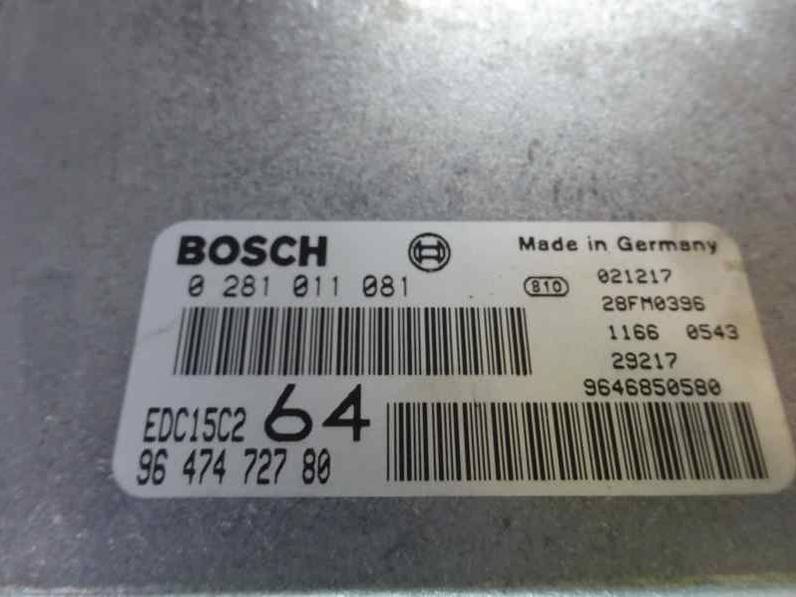 CENTRALITA MOTOR UCE PEUGEOT 307 BREAK SW 2003 2.0 HDI FAP (107 CV)