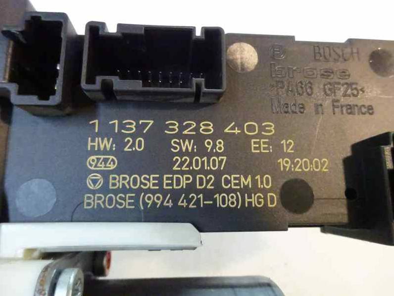 MOTOR ELEVALUNAS DELANTERO DERECHO PEUGEOT 407 2007 2.0 16V HDI (136 CV)