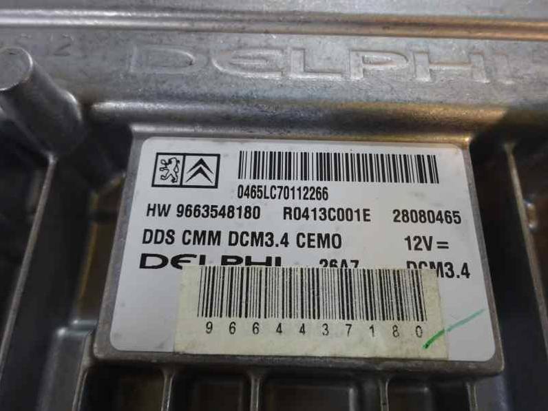 CENTRALITA MOTOR UCE PEUGEOT 407 2007 2.0 16V HDI (136 CV)