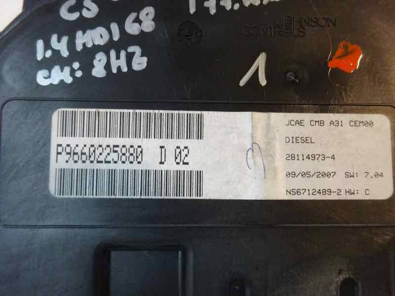 CUADRO INSTRUMENTOS CITROEN C3 2007 1.4 HDI (68 CV)