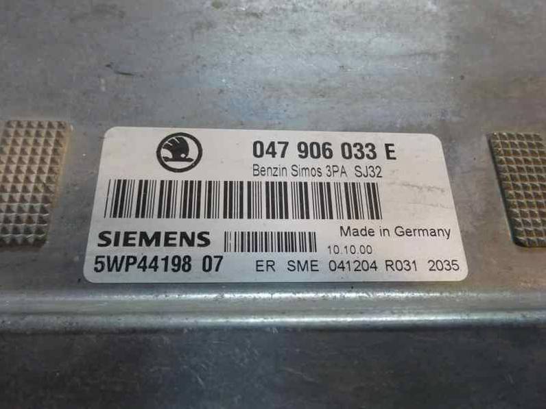 CENTRALITA MOTOR UCE SKODA FABIA 2001 1.4 (60 CV)