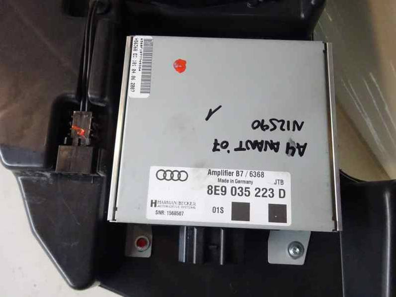 SISTEMA AUDIO RADIO CD AUDI A4 AVANT 2007 2.0 TDI (140 CV)