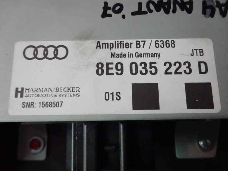SISTEMA AUDIO RADIO CD AUDI A4 AVANT 2007 2.0 TDI (140 CV)