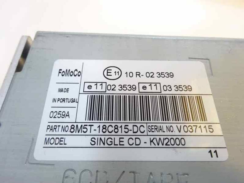 SISTEMA AUDIO RADIO CD FORD C MAX 2010 1.8 TDCI TURBODIESEL (116 CV)