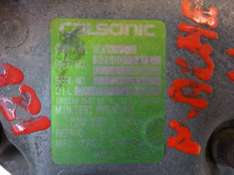 COMPRESOR AIRE ACONDICIONADO NISSAN ALMERA 2000 1.4 16V (87 CV)