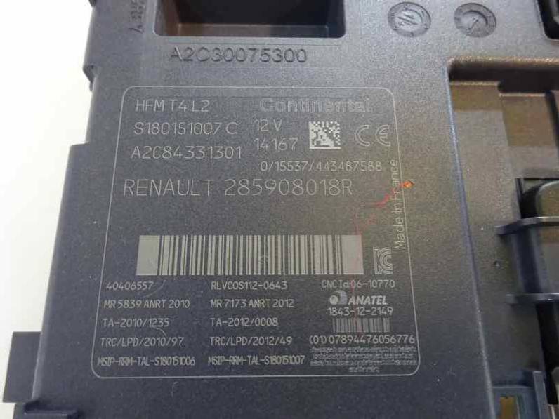 CONMUTADOR DE ARRANQUE RENAULT CAPTUR 2014 1.5 DCI D FAP ENERGY (90 CV)