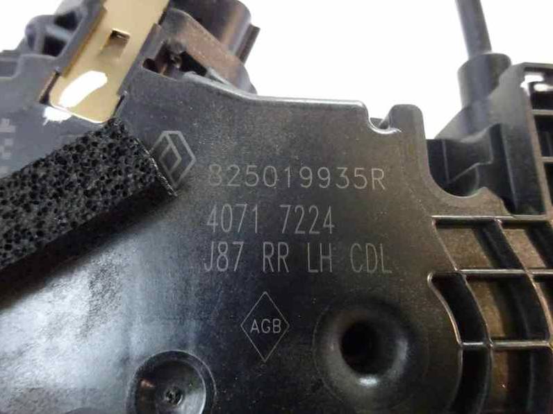 CERRADURA PUERTA TRASERA IZQUIERDA RENAULT CAPTUR 2014 1.5 DCI D FAP ENERGY (90 CV)