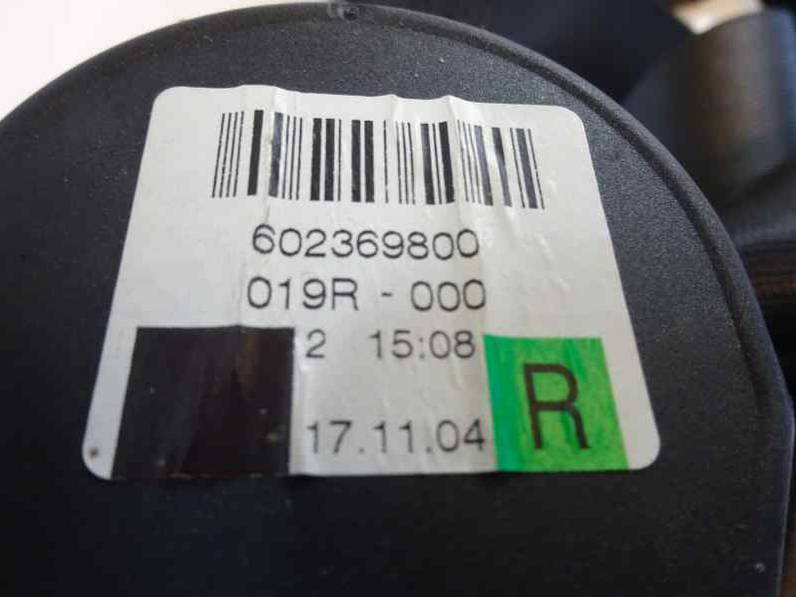 CINTURON SEGURIDAD TRASERO DERECHO MERCEDES CLASE A 2004 2.0 CDI (109 CV)