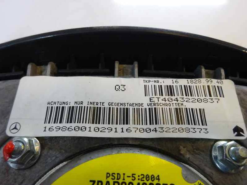 AIRBAG DELANTERO IZQUIERDO MERCEDES CLASE A 2004 2.0 CDI (109 CV)