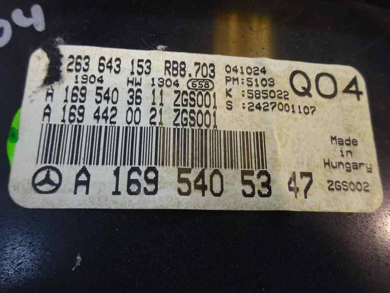 CUADRO INSTRUMENTOS MERCEDES CLASE A 2004 2.0 CDI (109 CV)