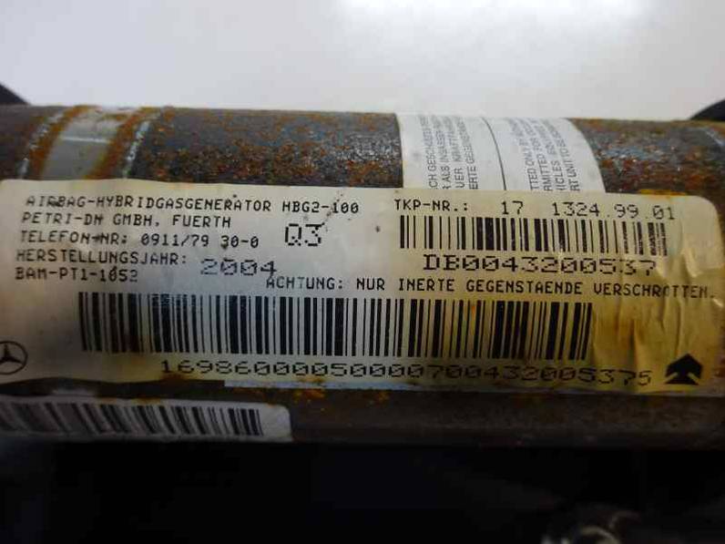 AIRBAG DELANTERO DERECHO MERCEDES CLASE A 2004 2.0 CDI (109 CV)