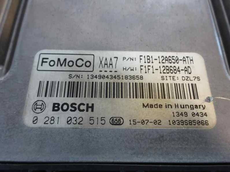 CENTRALITA MOTOR UCE FORD FIESTA 2016 1.5 TDCI (95 CV)