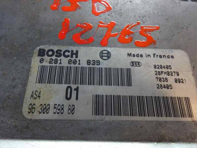 CENTRALITA MOTOR UCE CITROEN SAXO 2002 1.5 D (57 CV)