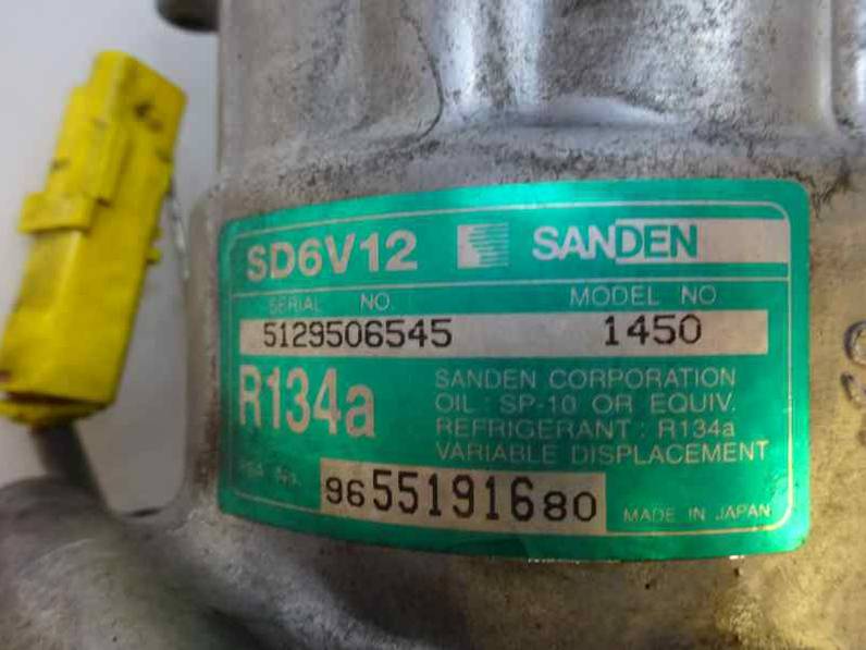 COMPRESOR AIRE ACONDICIONADO CITROEN C2 2005 1.4 HDI (68 CV)