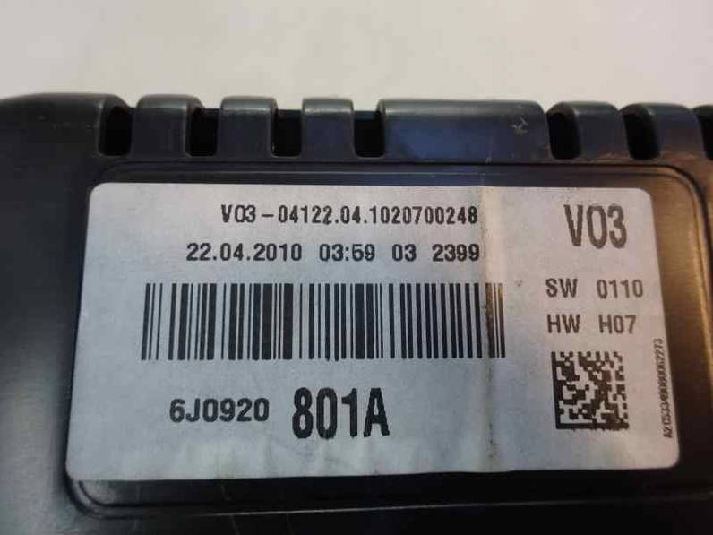 CUADRO INSTRUMENTOS SEAT IBIZA SC 2010 1.6 TDI (105 CV)